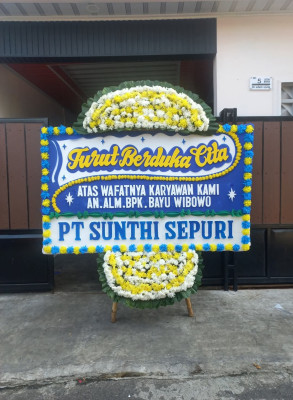 Papan Bunga Duka di Kaligandu